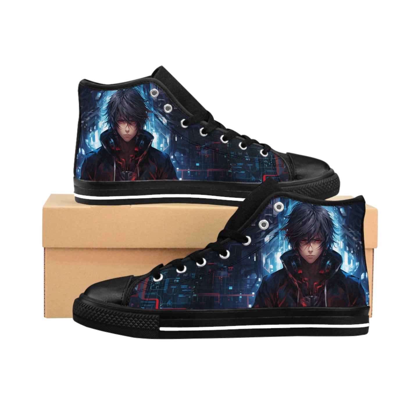 Draco Nebula -Men's High Top Sneakers