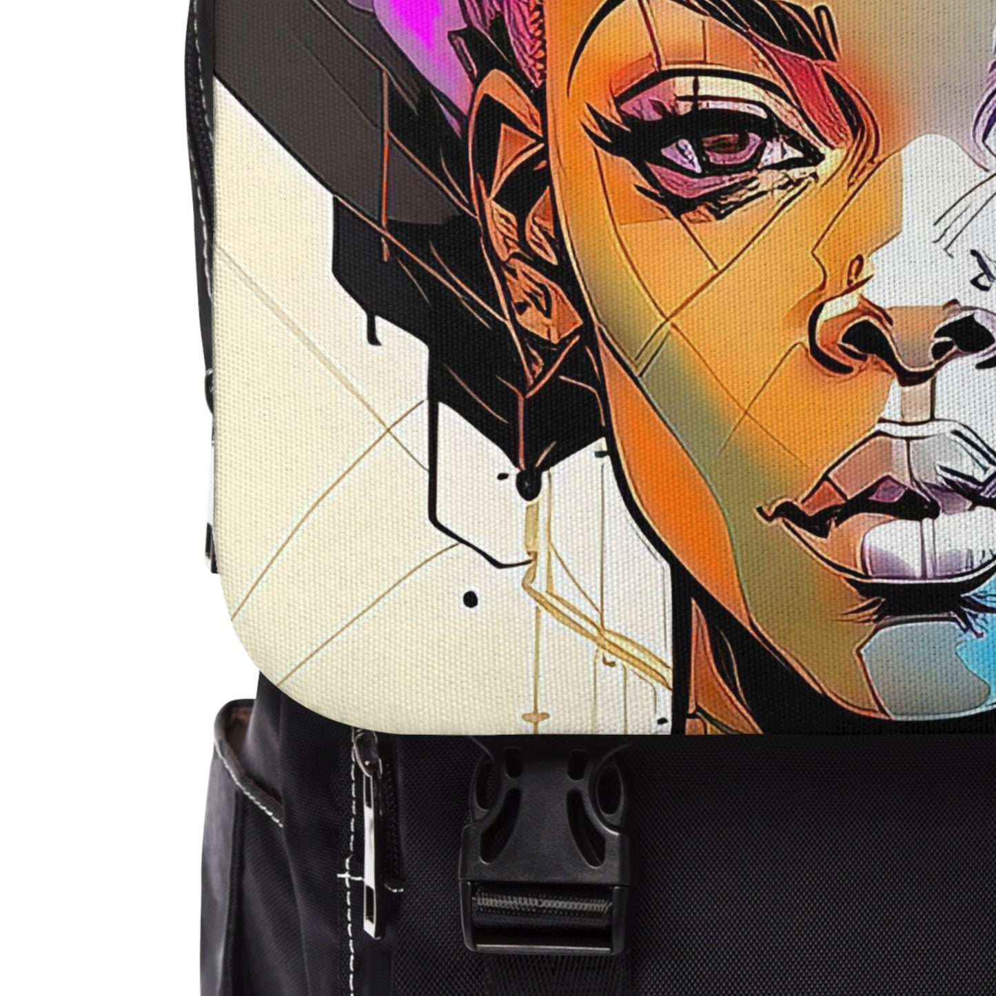 Cyberpunk Girl -Mini Backpack