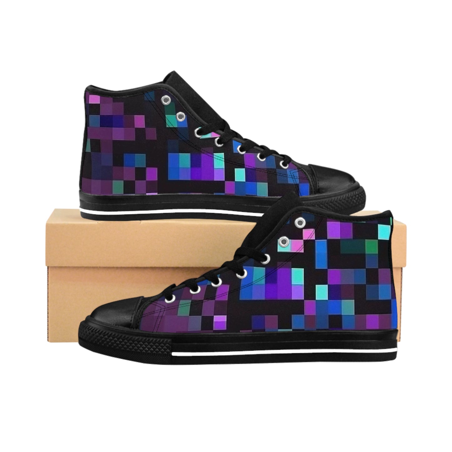 Pixel Drip Black -Mens Shoe