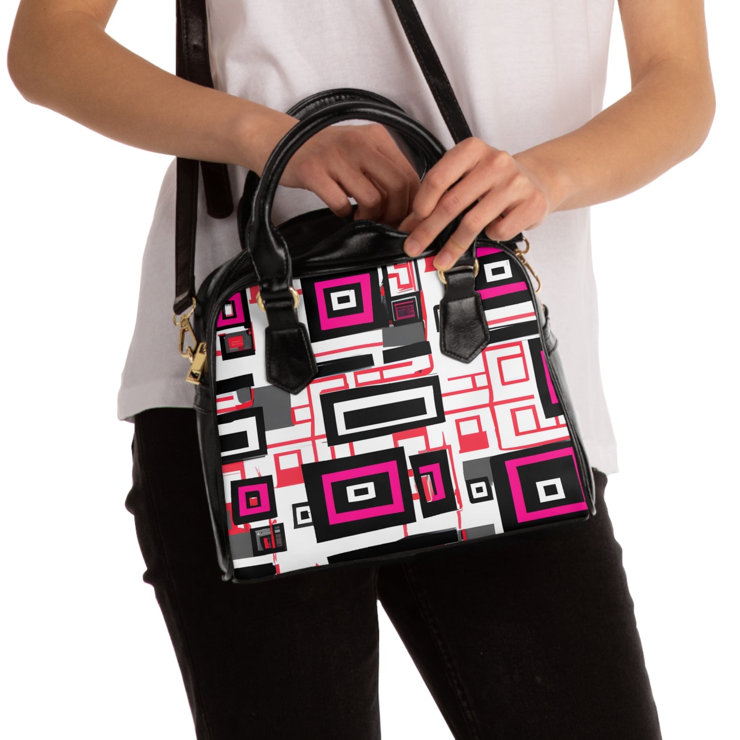 Abstract Patterns -Small Shoulder Hand Bag