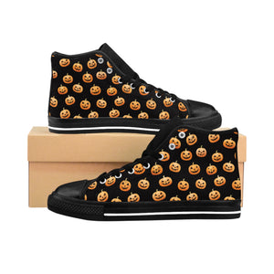 Jack o lantern Halloween Sneakers Women's High-tops
