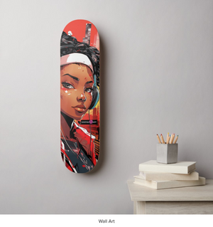 She Slays -Skateboard Deck