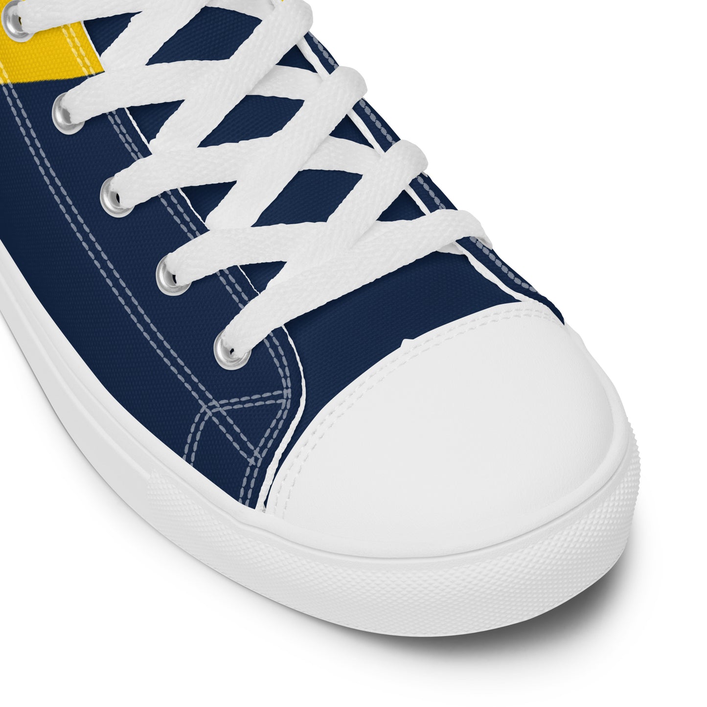 Custom LA Galaxy Soccer inspired -Mens High Top Shoes