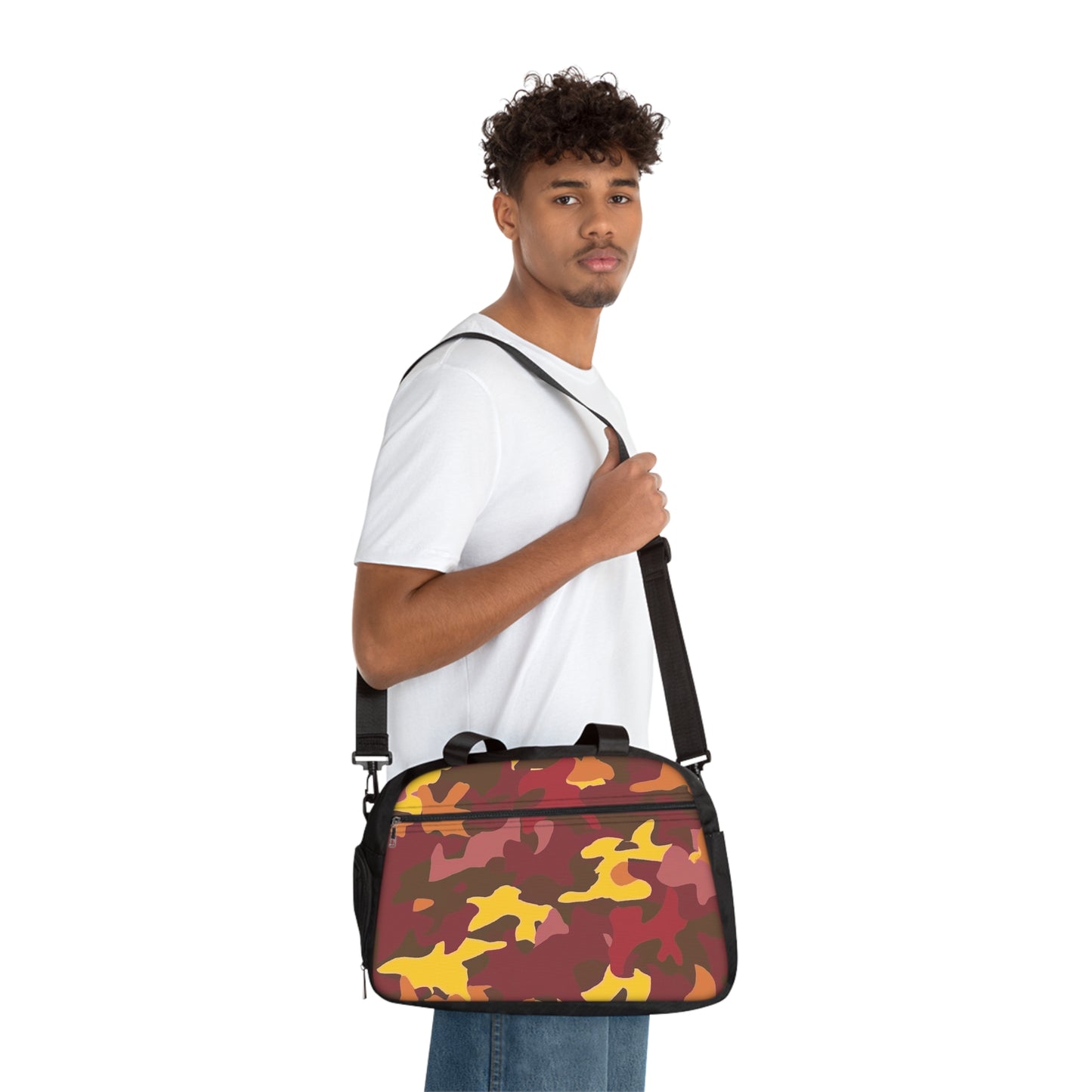 Cesare Camouflage -Mid-Size Workout Bag