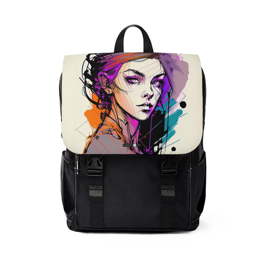 Cyberpunk Girl 1 -Mini Backpack